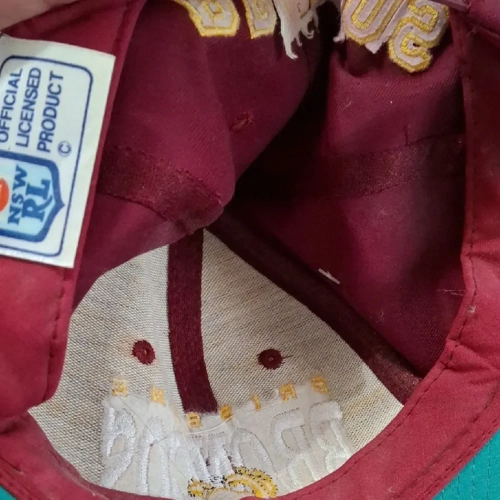 Brisbane Broncos Maroon and Yellow Cap